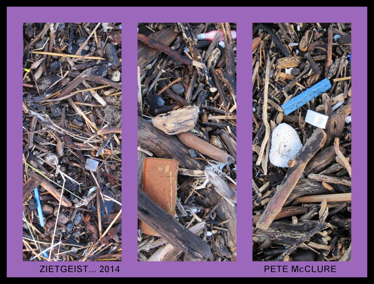 ZIETGEIST TRIPTYCH, 2013, (fotomontaż) autorstwa Peter McClure
