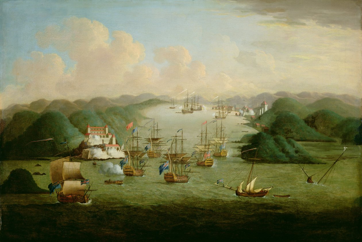Zdobycie Porto Bello w 1739 r. autorstwa Peter Monamy