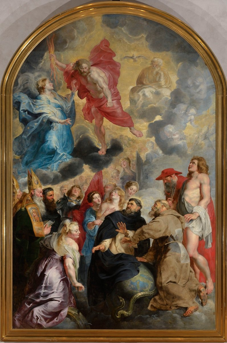 Święci ratujący świat od gniewu Chrystusa autorstwa Peter Paul Rubens