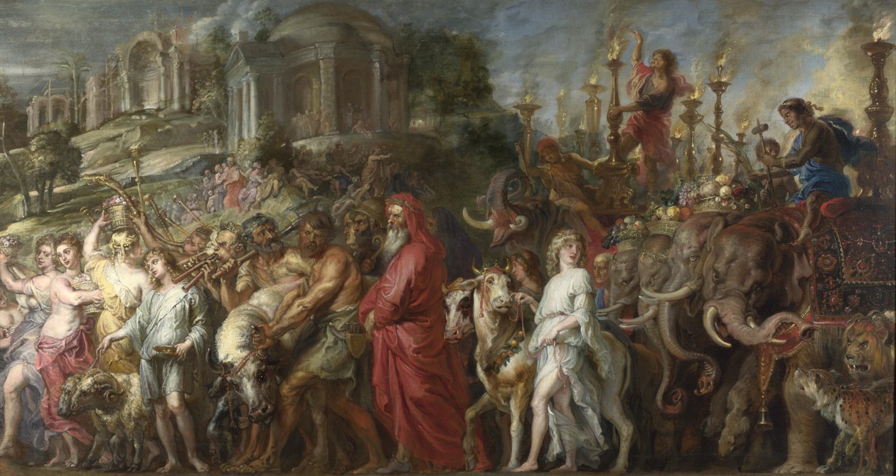 Triumf rzymski, ok. 1630 (olej na płótnie położony na drewnie) autorstwa Peter Paul Rubens