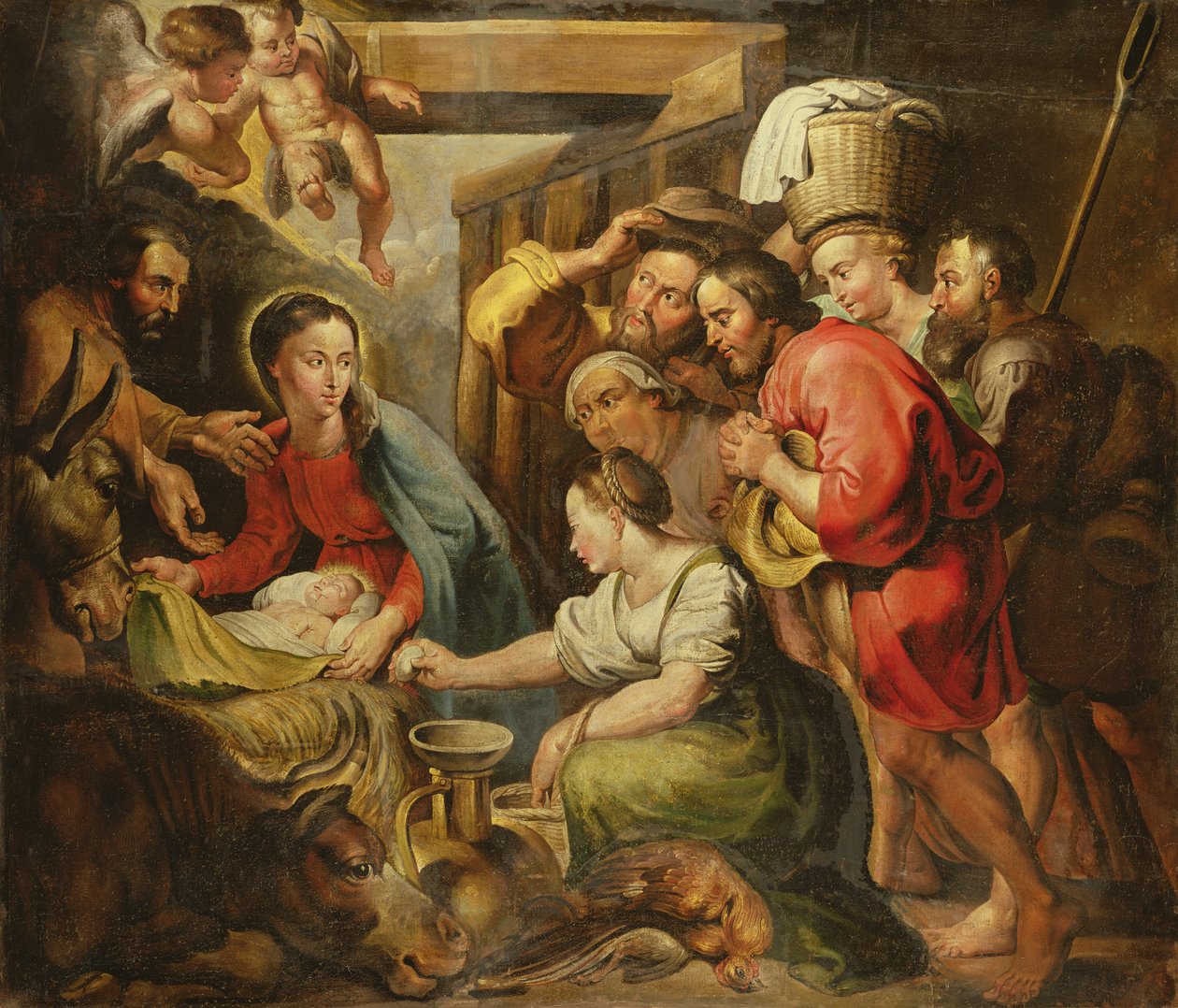Adoracja pasterzy autorstwa Peter Paul Rubens