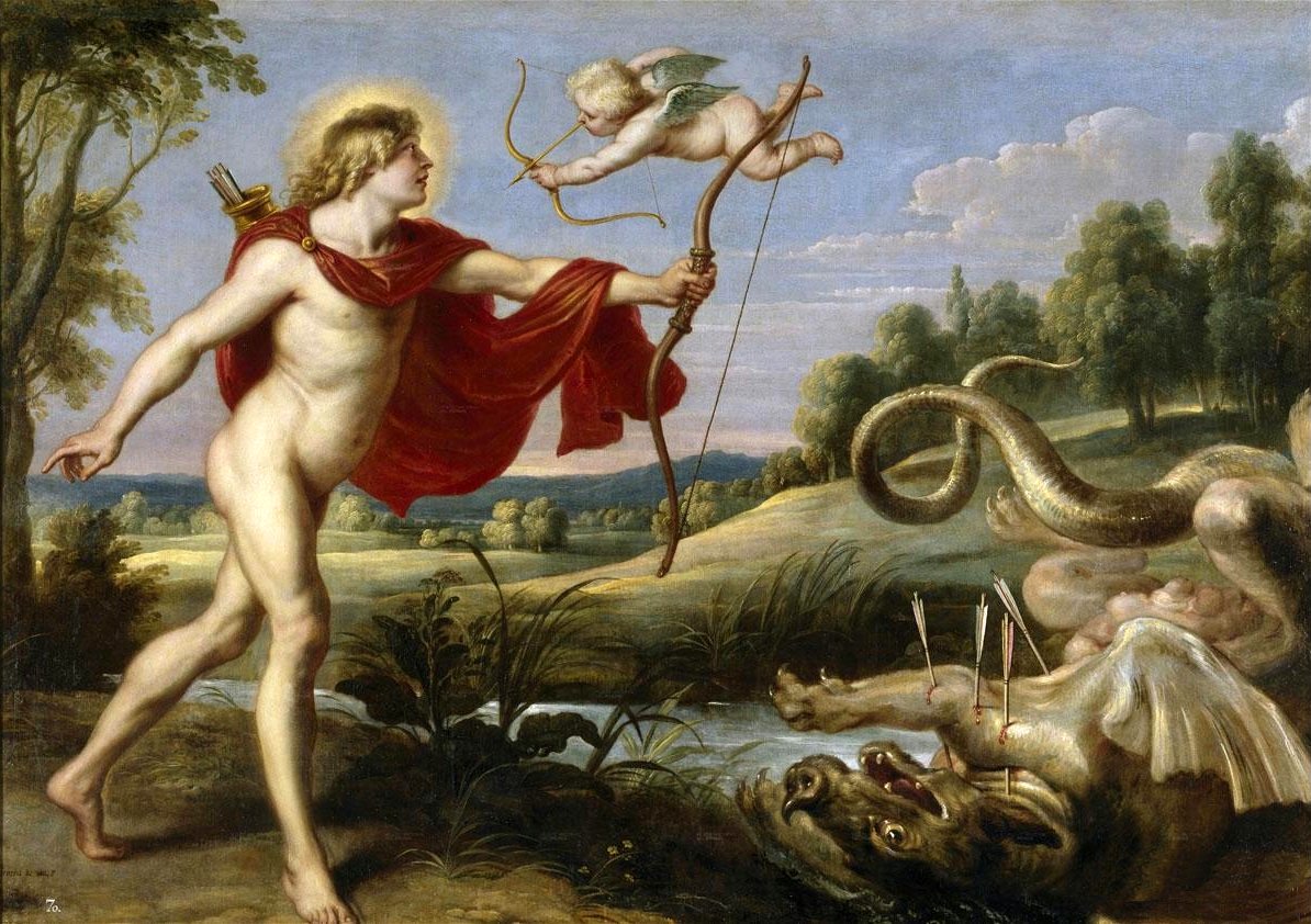 Apollo i Python autorstwa Peter Paul Rubens