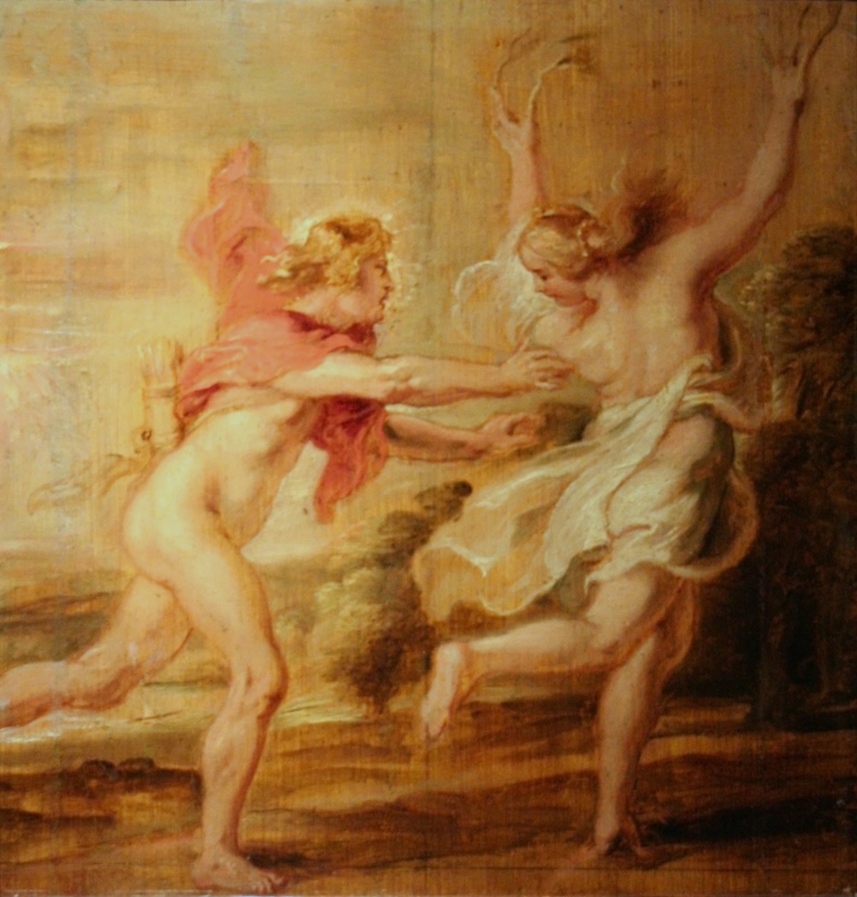 Apollo i Daphne autorstwa Peter Paul Rubens