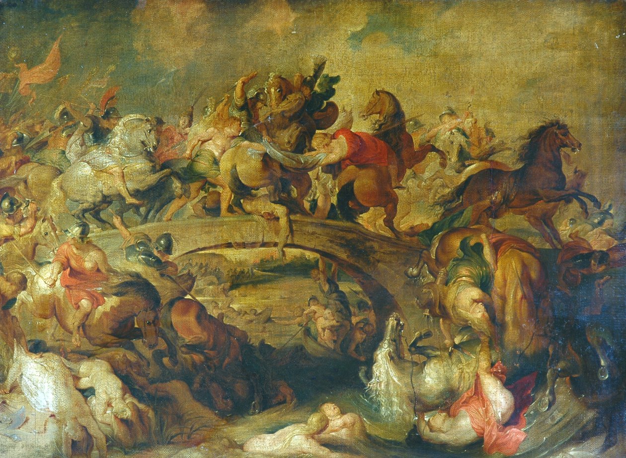 Bitwa pod Amazonkami autorstwa Peter Paul Rubens