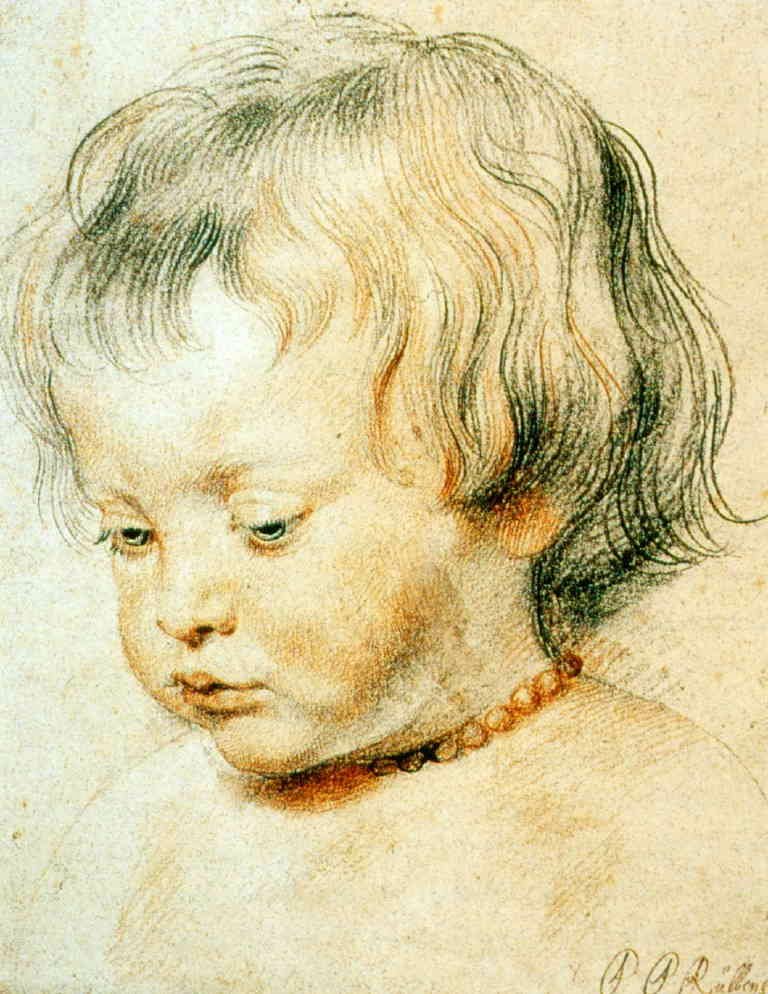 Portret syna Nikolasa autorstwa Peter Paul Rubens