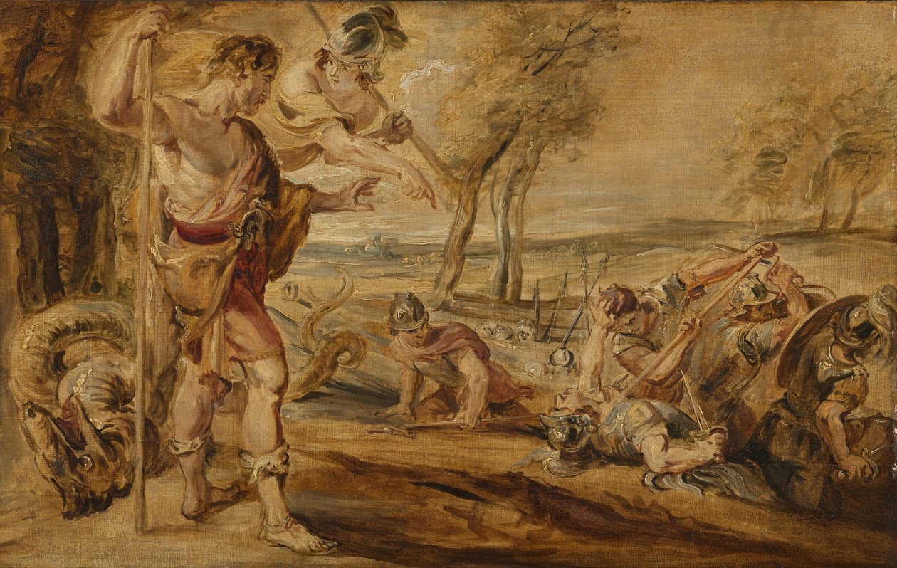 Cadmus sieje zęby smoka autorstwa Peter Paul Rubens