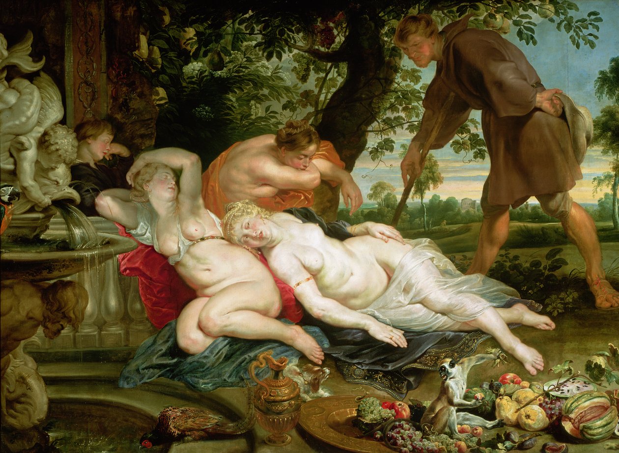 Cymon i Ifigenia, 1617 autorstwa Peter Paul Rubens