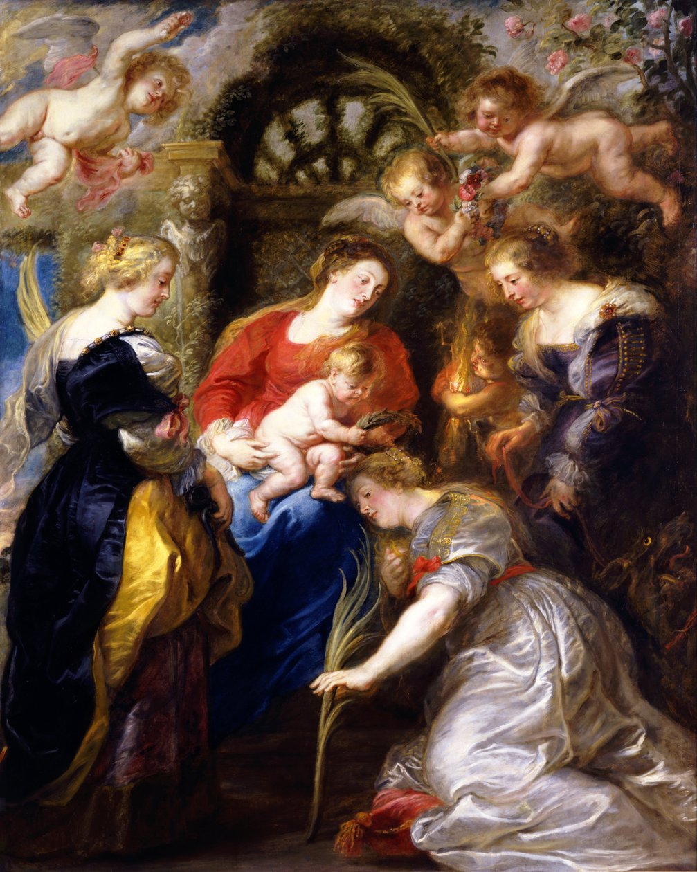 Ukoronowanie św. Katarzyny autorstwa Peter Paul Rubens