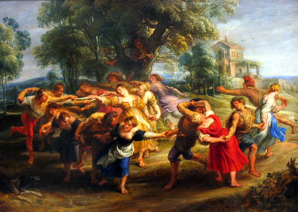 Wieśniacy tańczą autorstwa Peter Paul Rubens