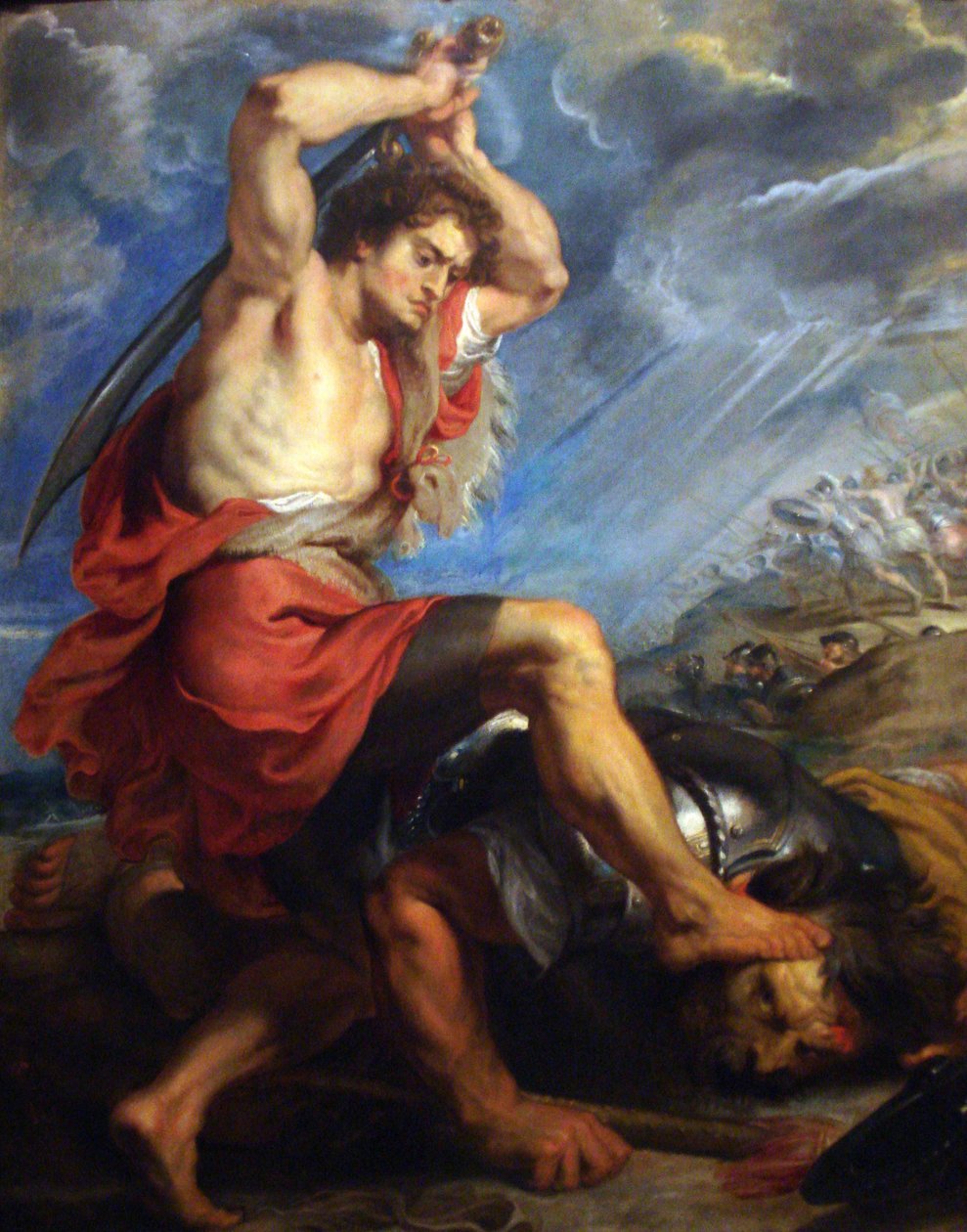 Dawid zabija Goliata autorstwa Peter Paul Rubens