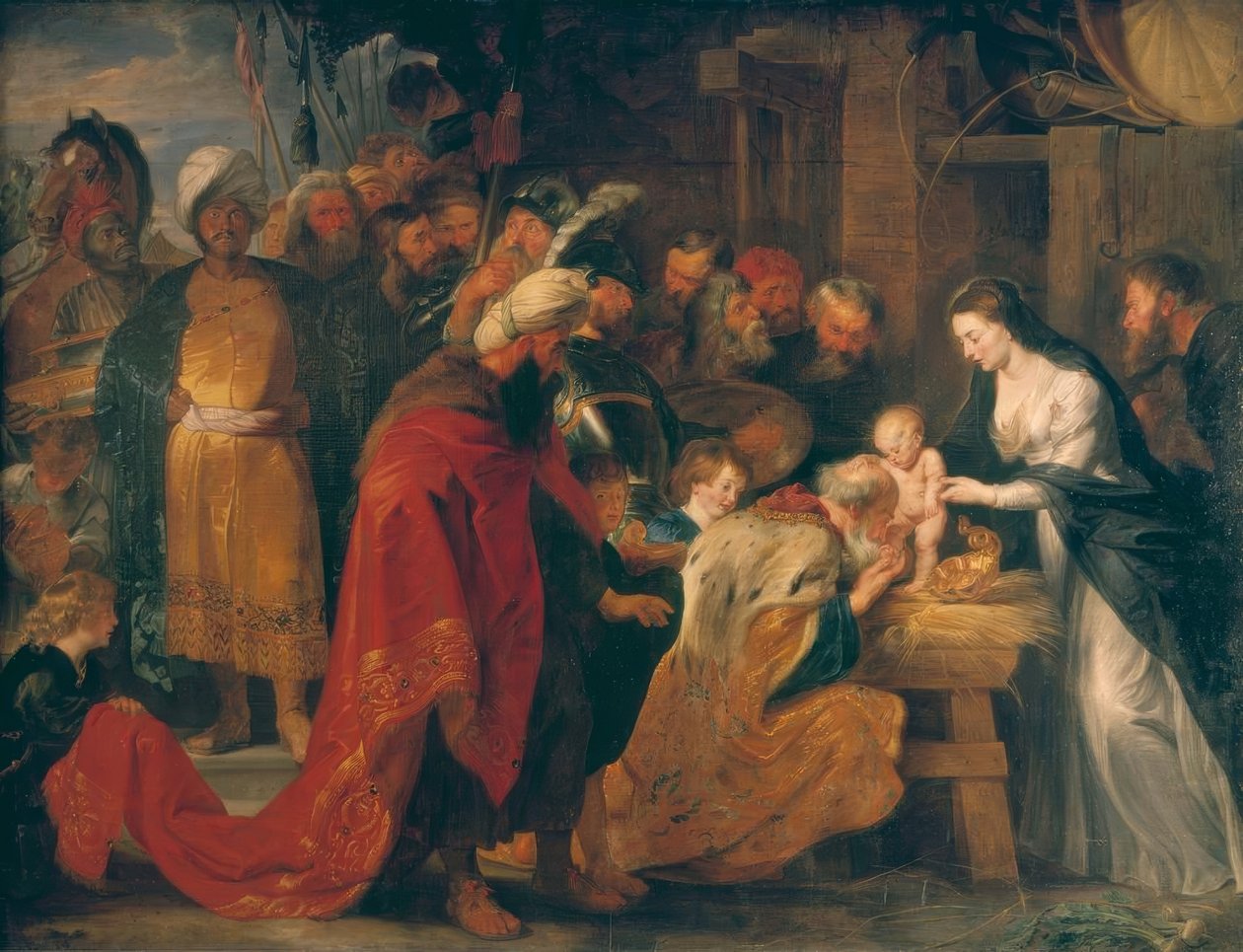 Adoracja Trzech Króli autorstwa Peter Paul Rubens