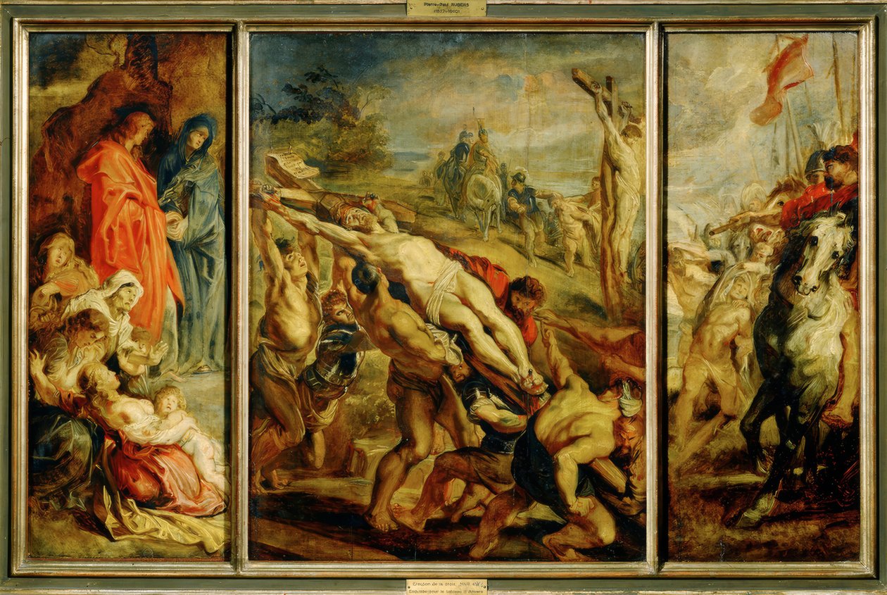 Wzniesienie krzyża autorstwa Peter Paul Rubens