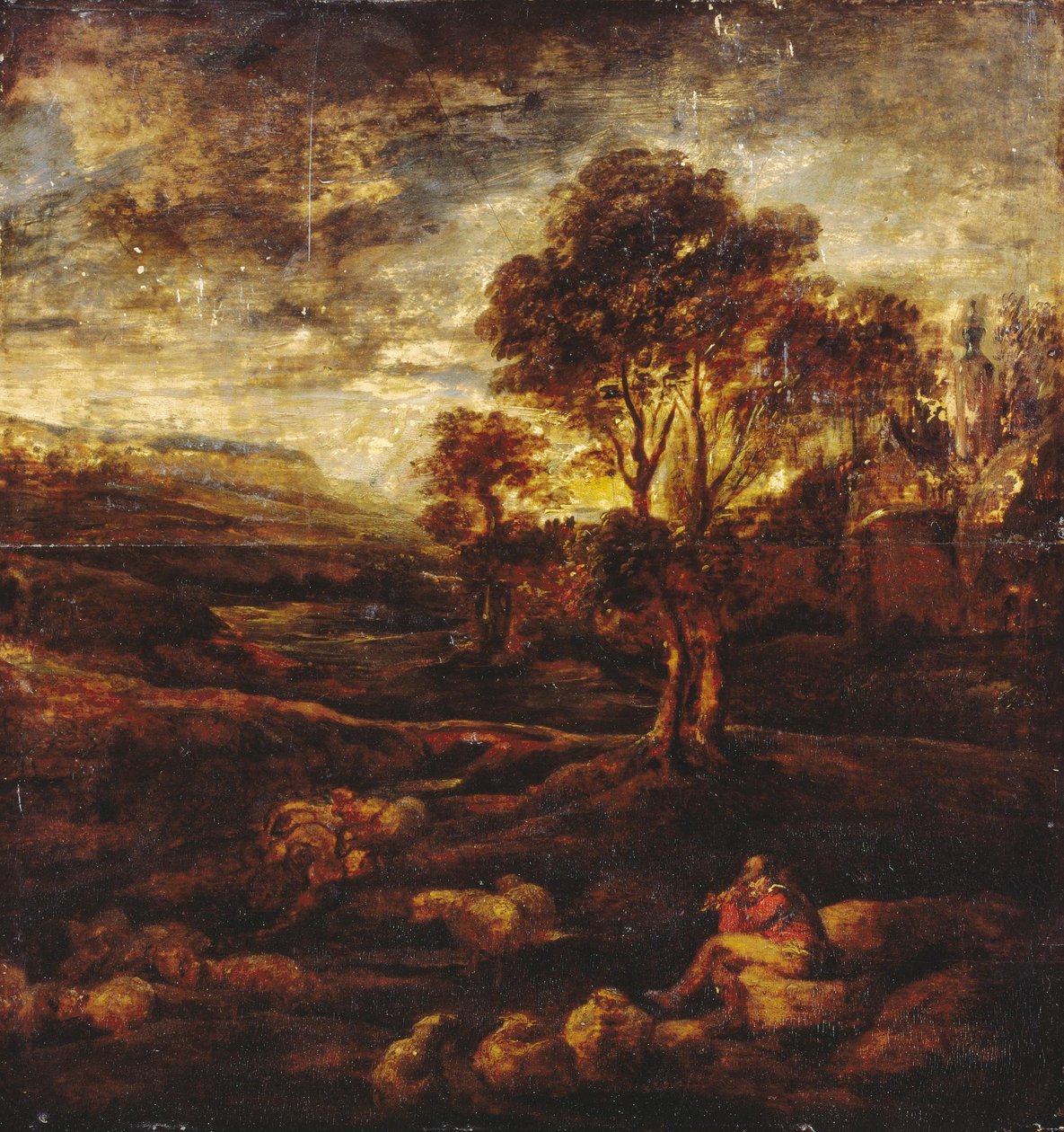 Wieczorny krajobraz autorstwa Peter Paul Rubens