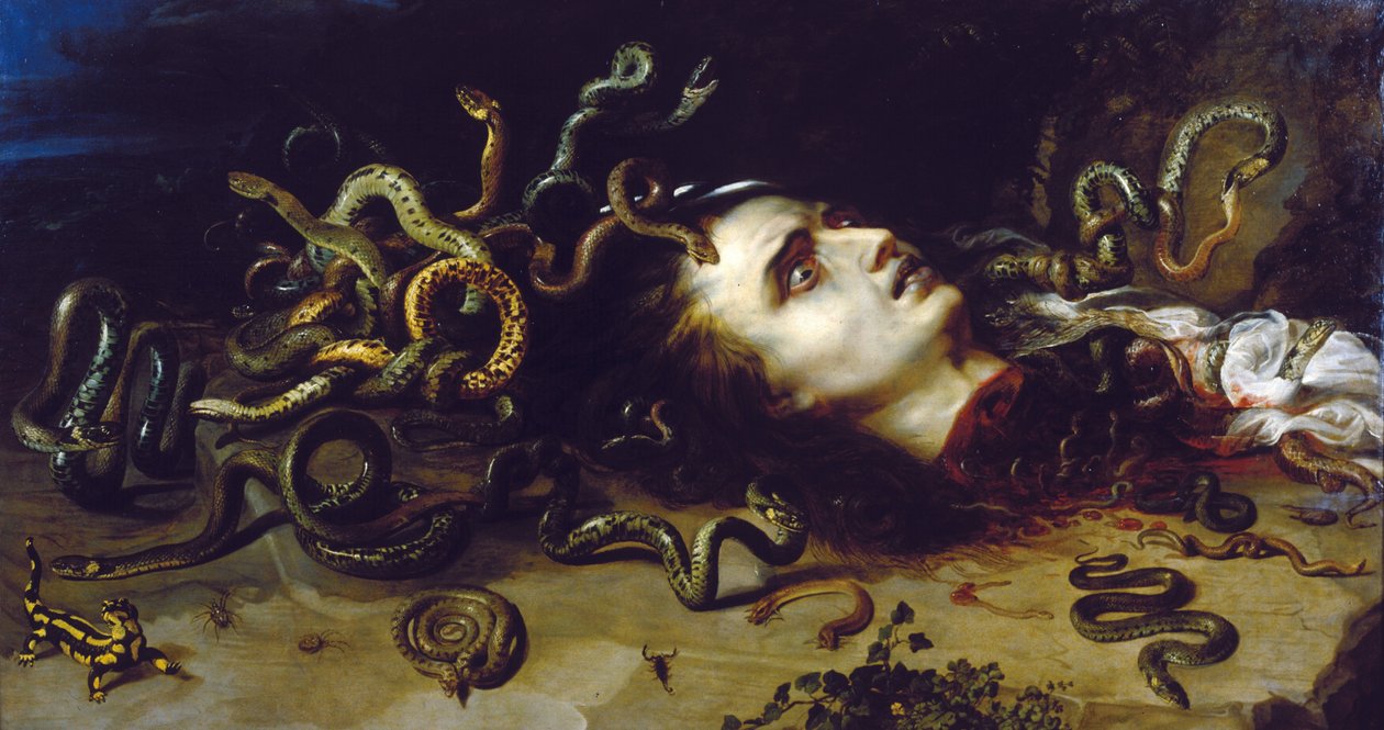 Głowa Meduzy autorstwa Peter Paul Rubens