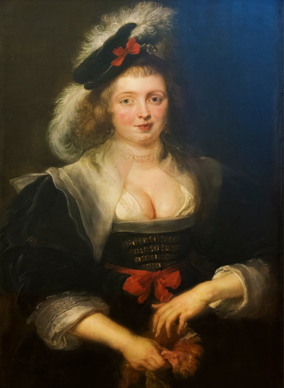 Hélène Fourment z rękawiczką autorstwa Peter Paul Rubens