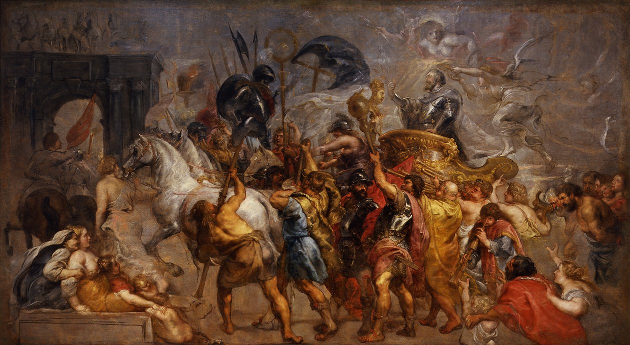 Triumfalny wjazd Henryka IV do Paryża autorstwa Peter Paul Rubens