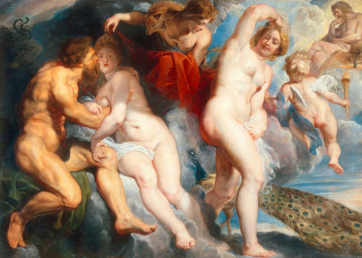 Ixion, oszukany przez Juno autorstwa Peter Paul Rubens
