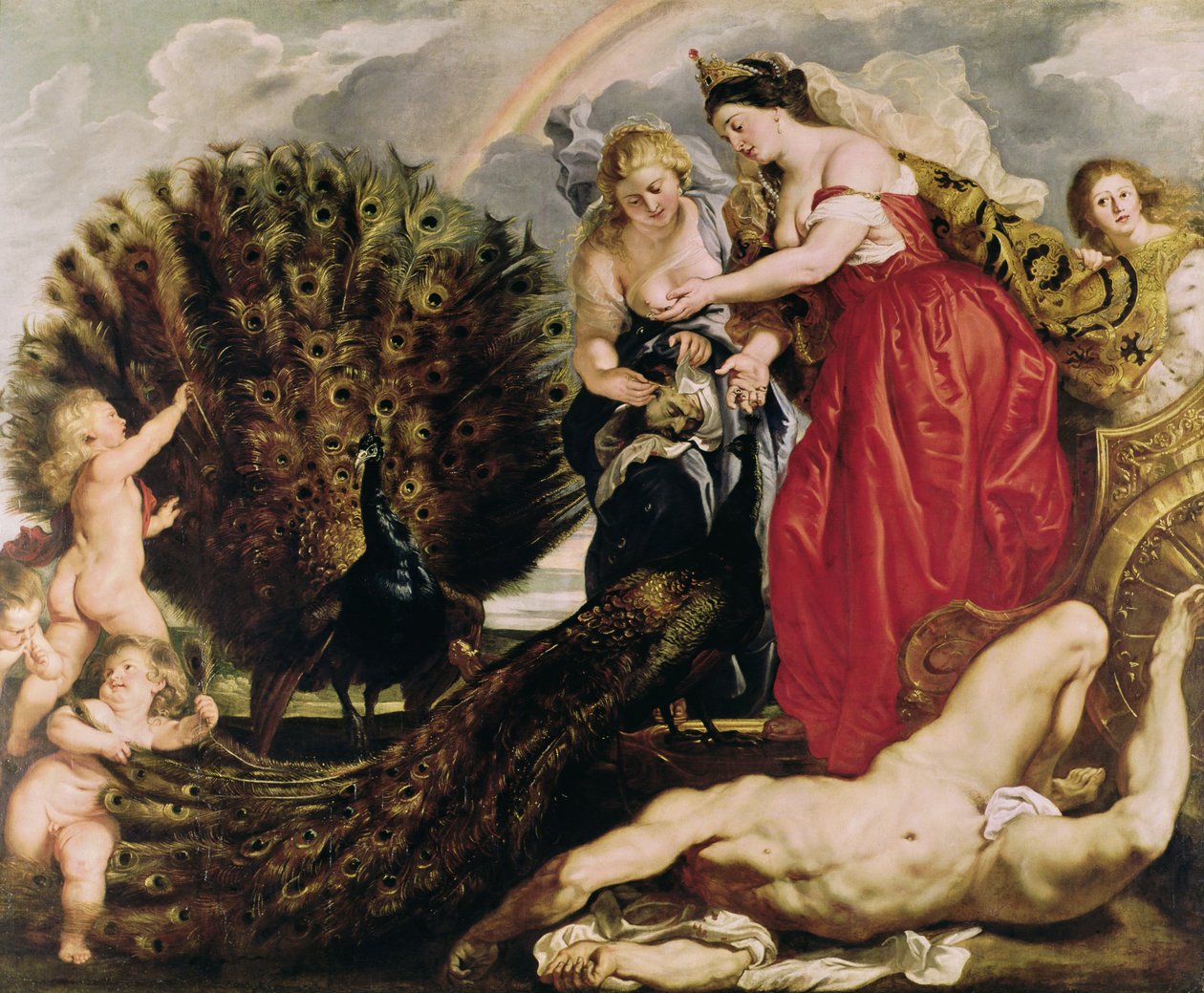 Junona ir Argusas, 1611 poli autorstwa Peter Paul Rubens