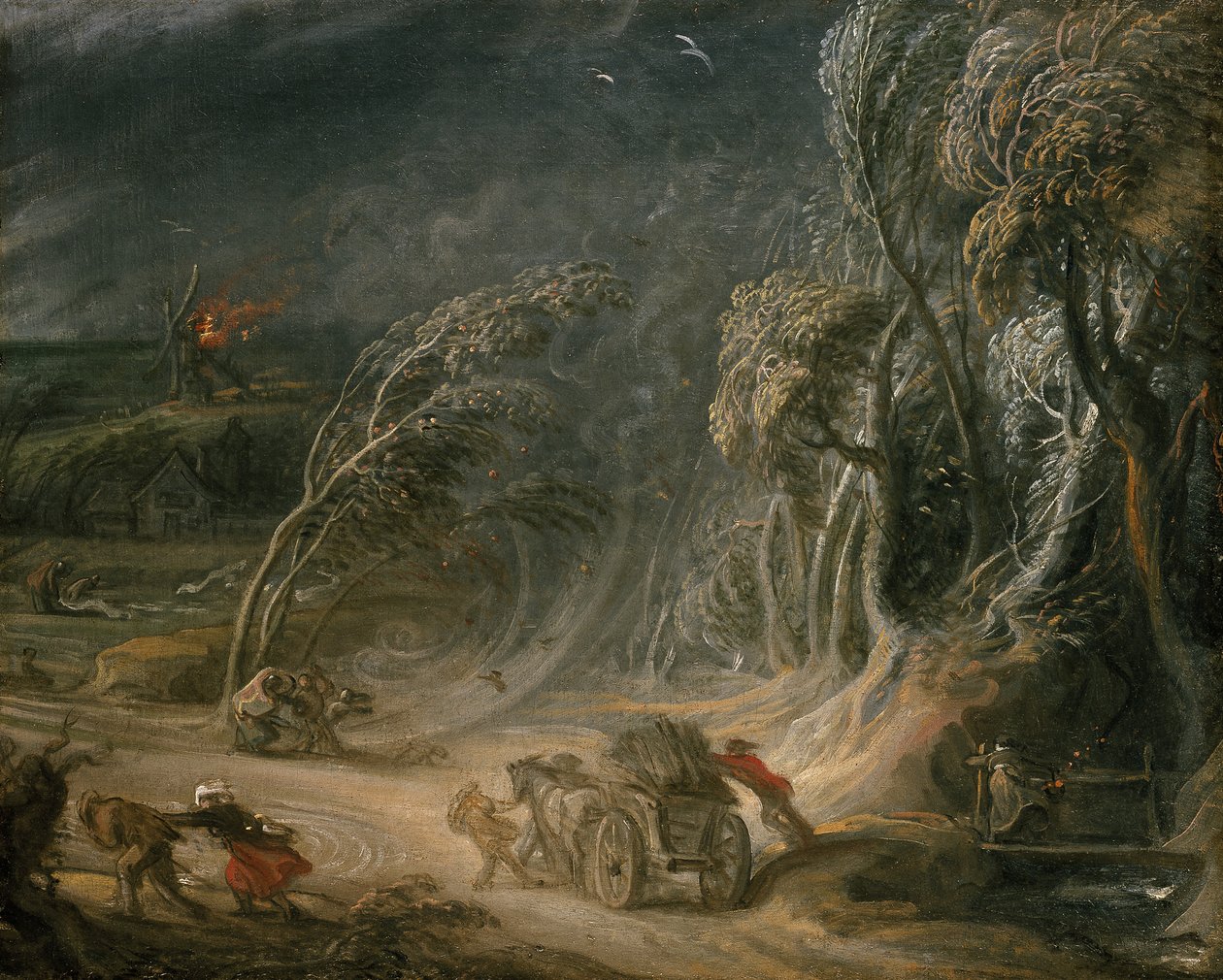 Krajobraz: Burza autorstwa Peter Paul Rubens
