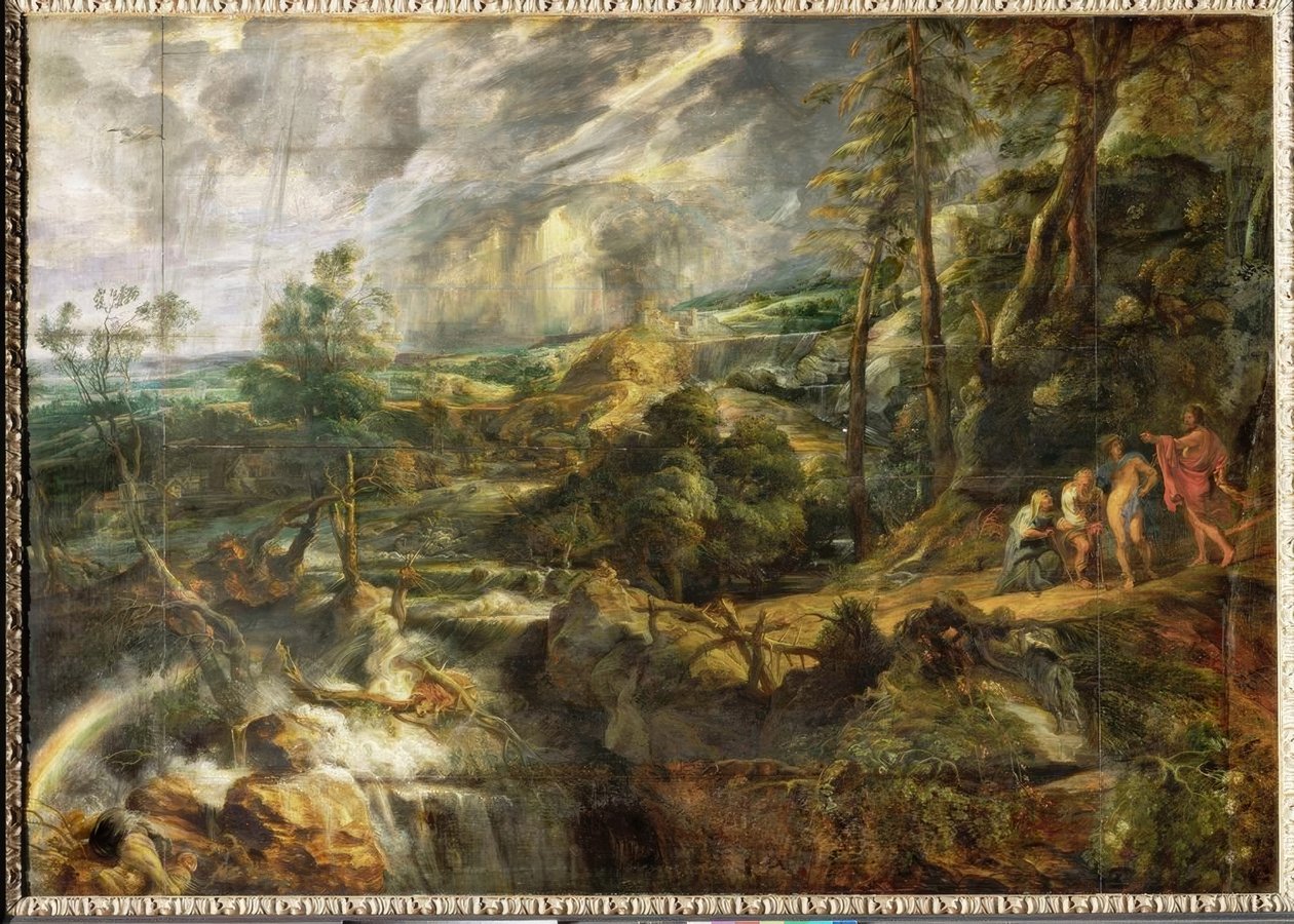 Krajobraz podczas burzy autorstwa Peter Paul Rubens