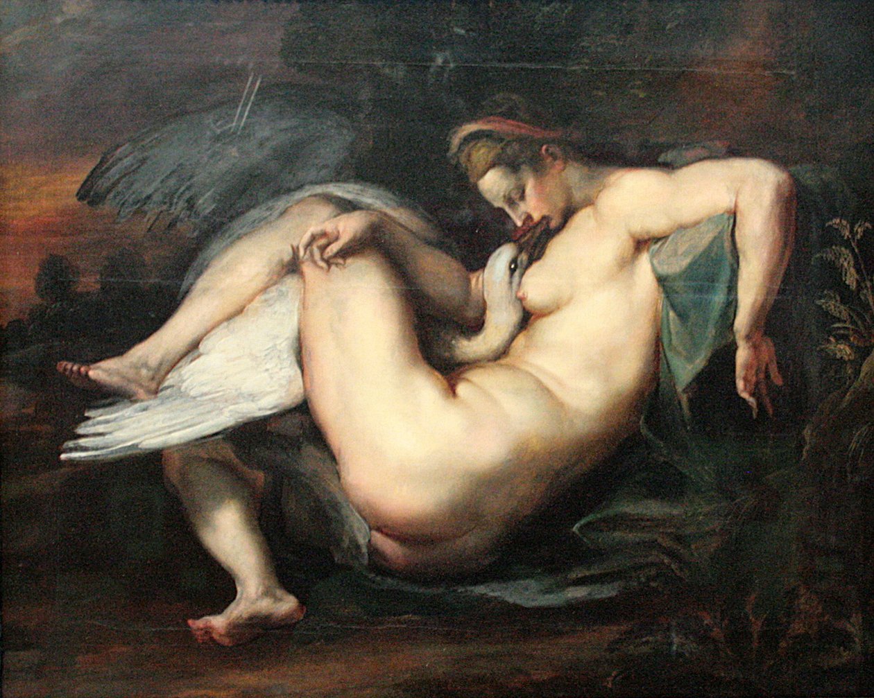 Leda i łabędź autorstwa Peter Paul Rubens