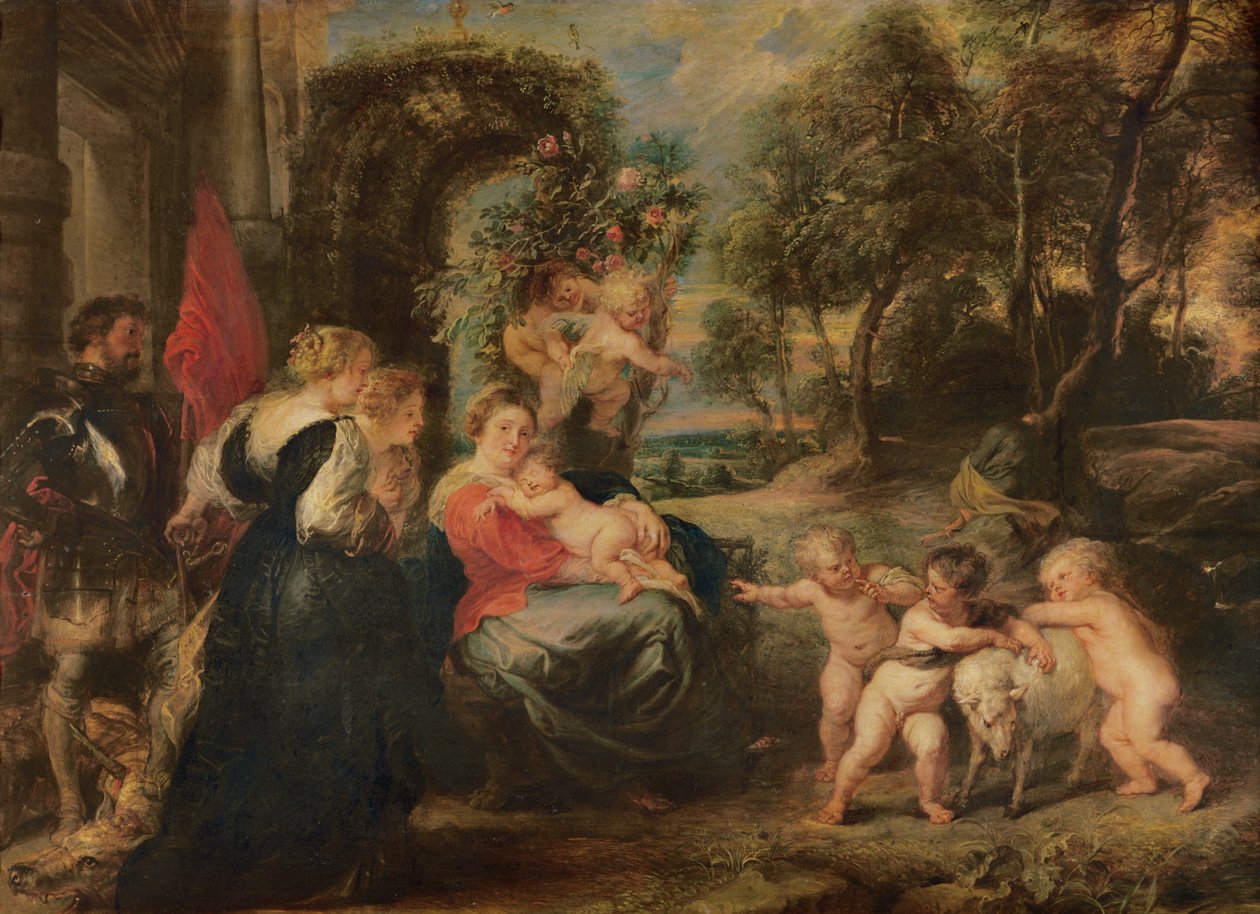 میډونا او ماشوم پالی autorstwa Peter Paul Rubens