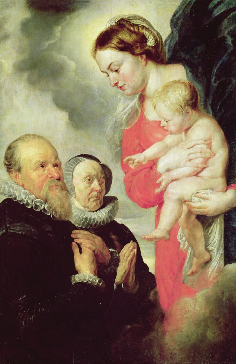Madonna z Dzieciątkiem z darczyńcami Alexandre Goubeau i jego żoną Anne Antoni autorstwa Peter Paul Rubens