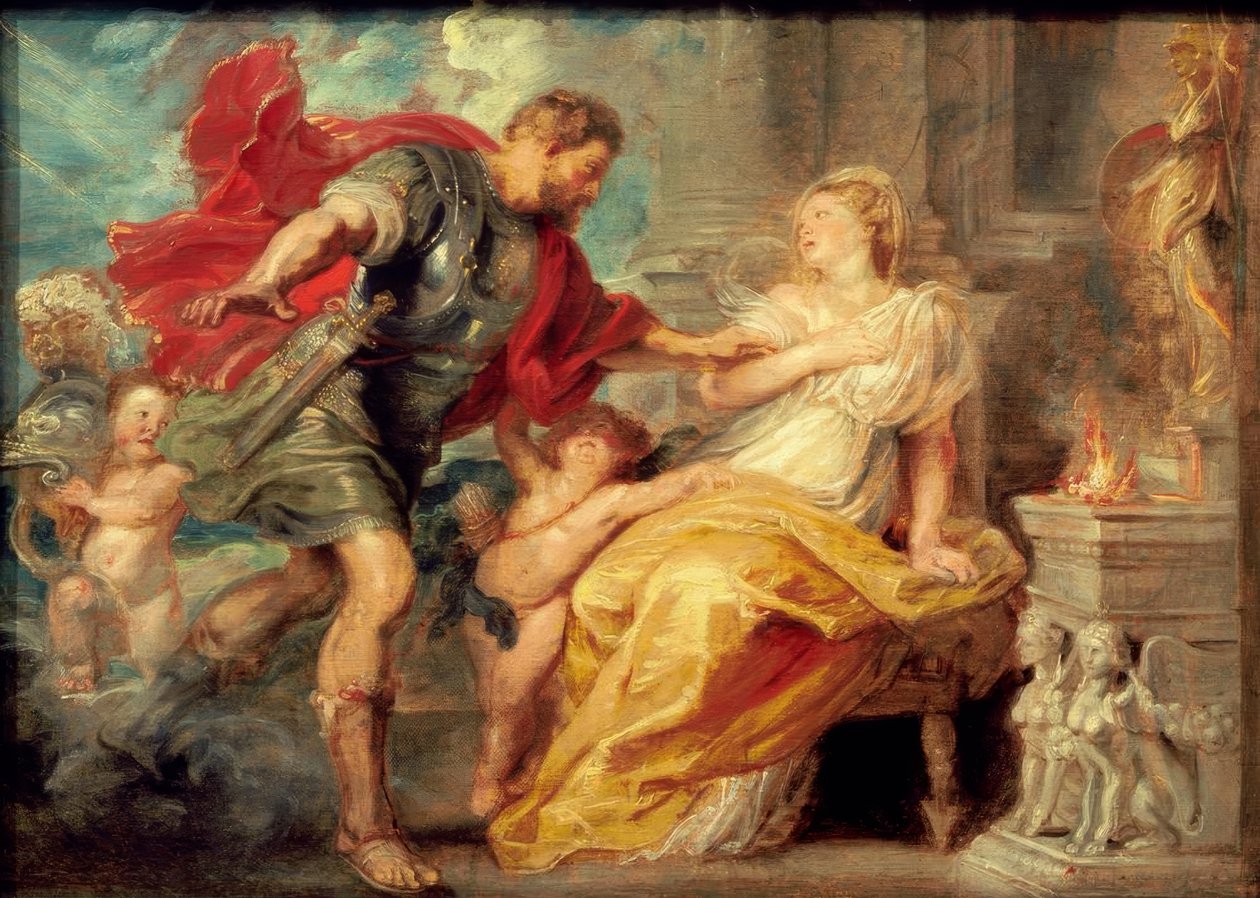 Mars i Rhea Silvia autorstwa Peter Paul Rubens