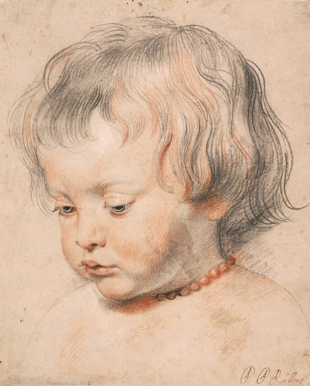 Nicolaas Rubens w koralowym bez szyi, ok. 1619-20 autorstwa Peter Paul Rubens