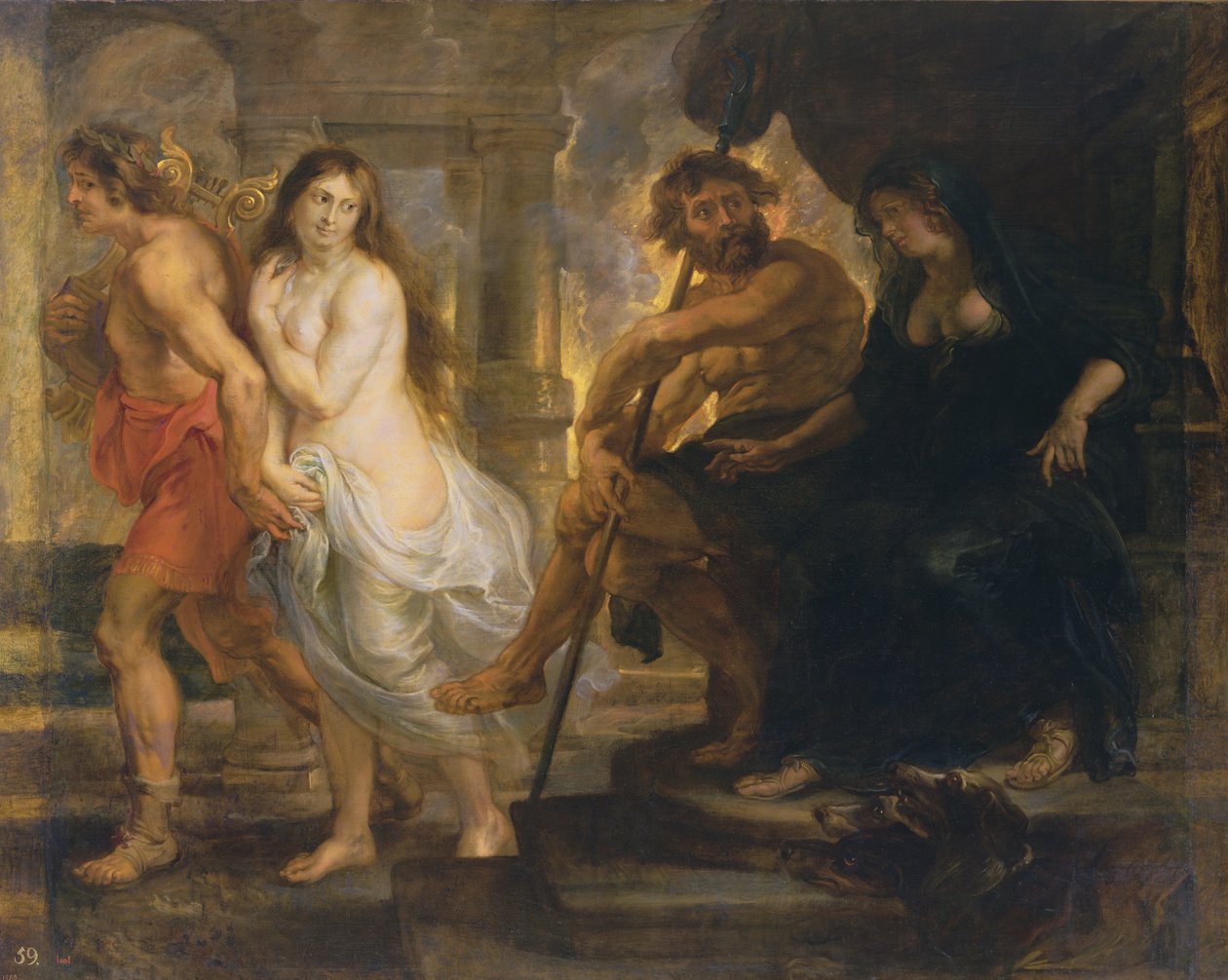 Orfeusz i Eurydyka autorstwa Peter Paul Rubens