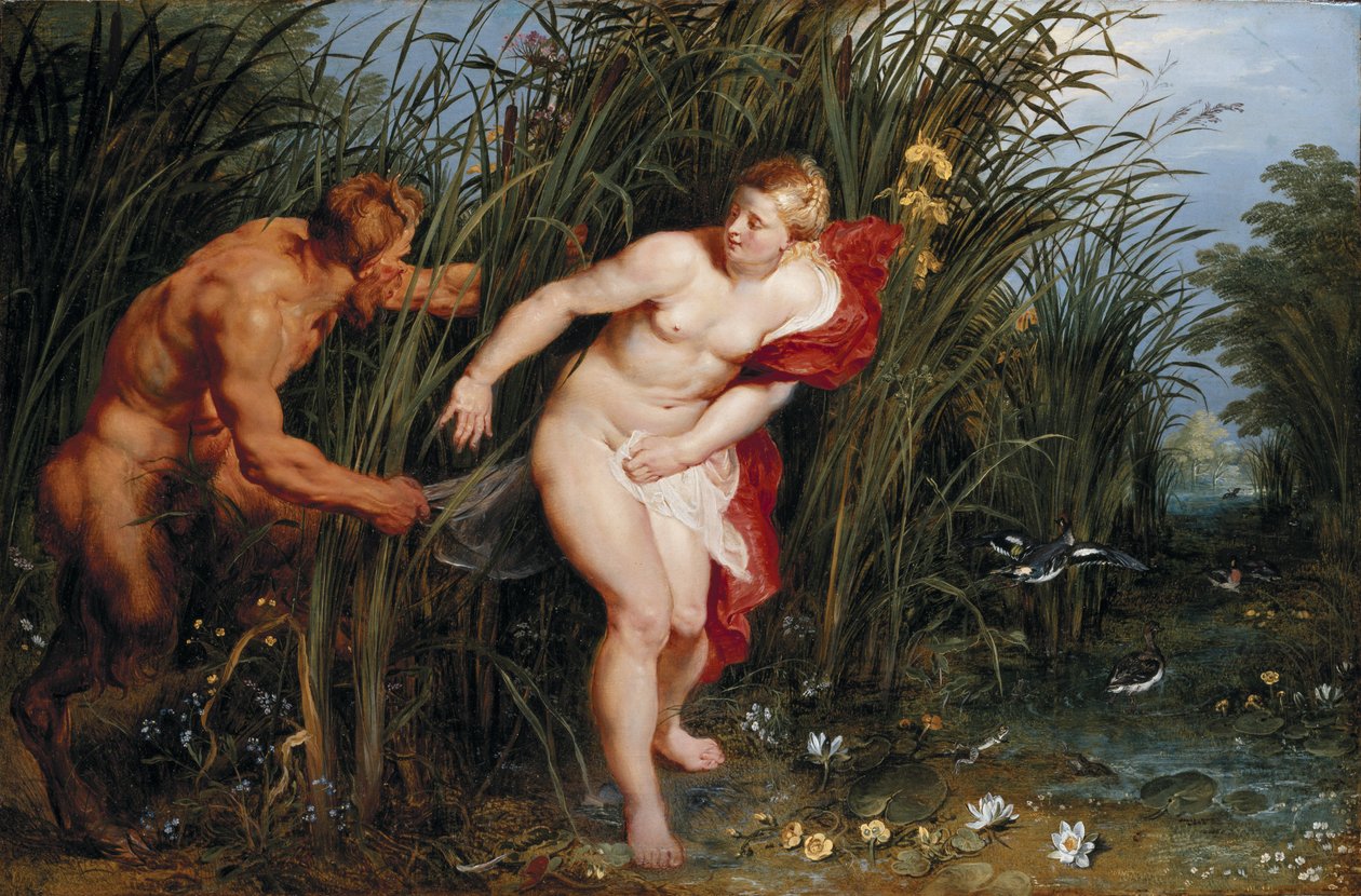 Pan i Syrinx autorstwa Peter Paul Rubens