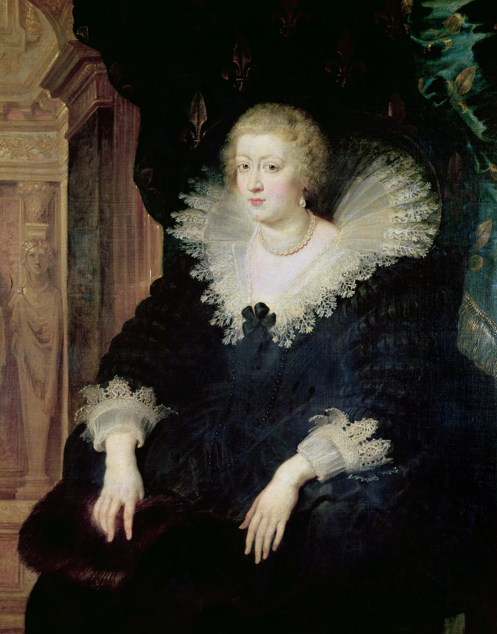 Portret Anny Austriackiej (1601-66) c.1622 autorstwa Peter Paul Rubens