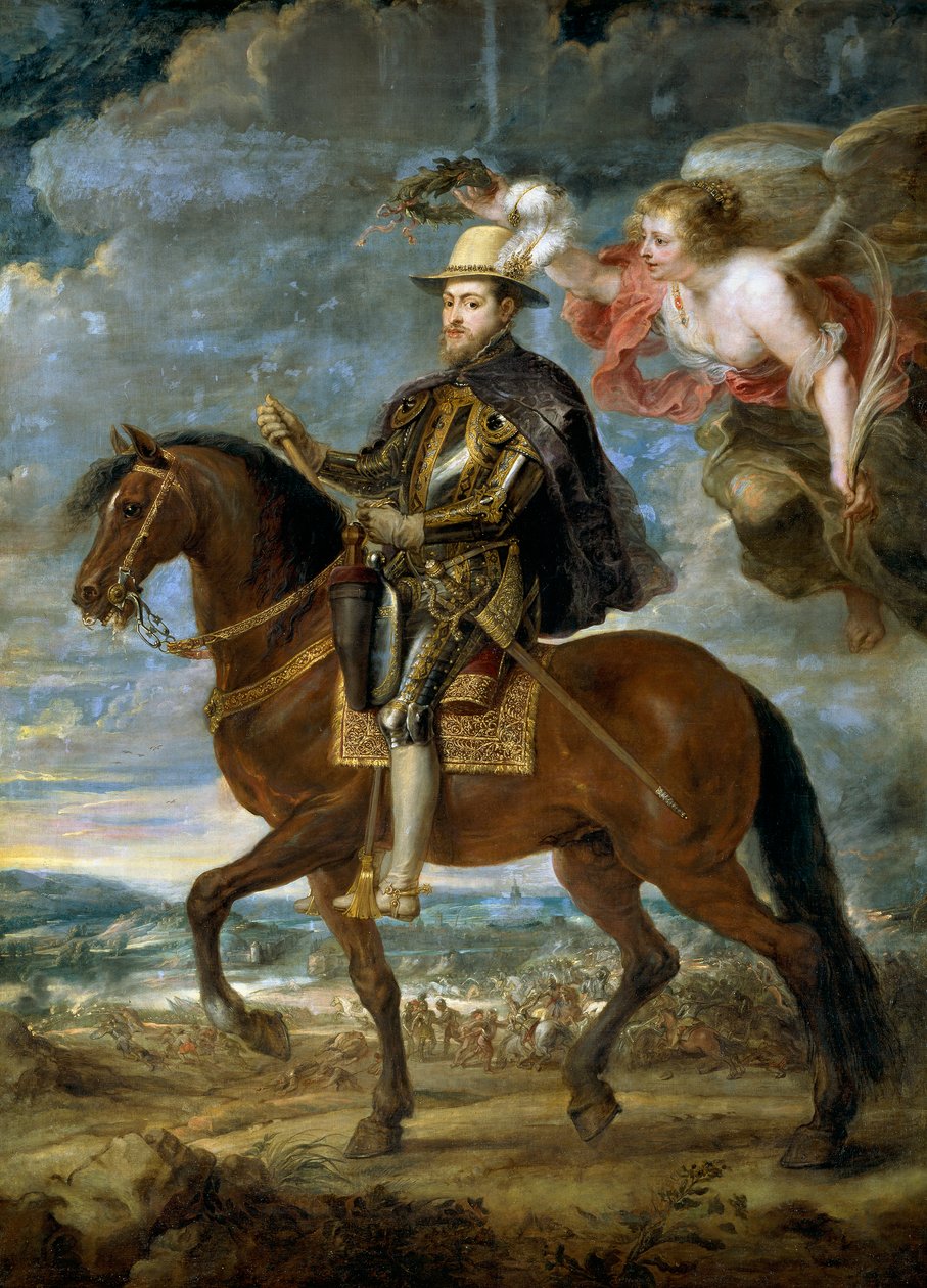 Portret Filipa II z Hiszpanii autorstwa Peter Paul Rubens