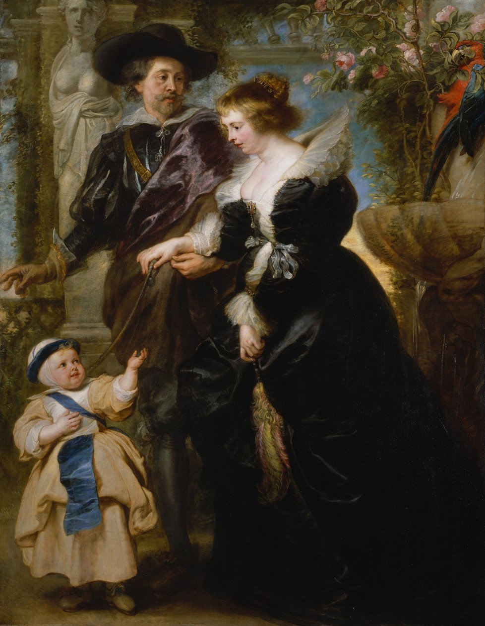Rubens, jego żona Helena Fourment i jedno z ich dzieci autorstwa Peter Paul Rubens