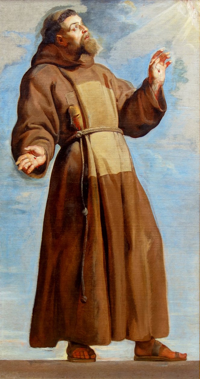 Święty Franciszek autorstwa Peter Paul Rubens
