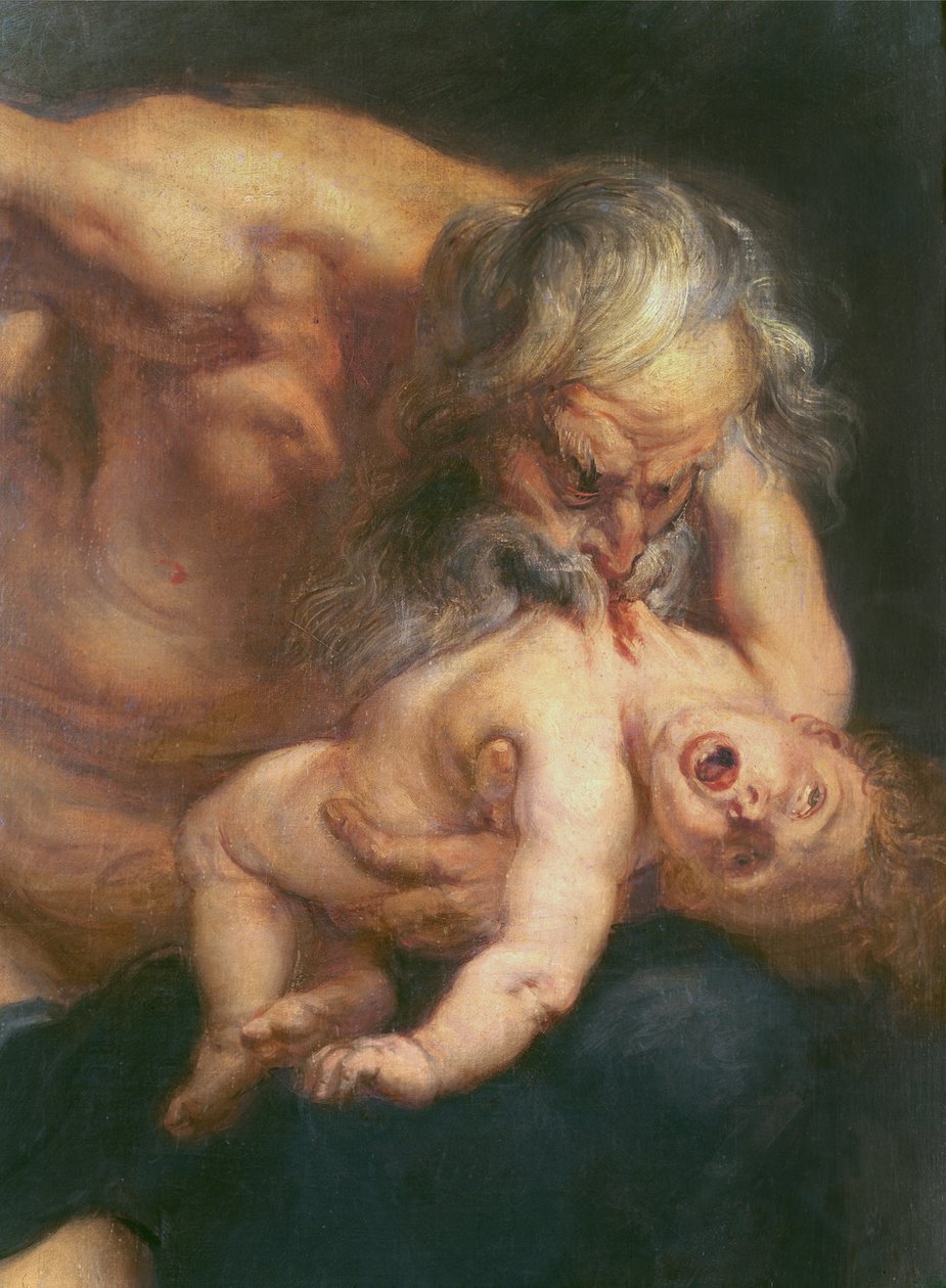 Saturn pożerający swego Syna, 1636 (szczeg. 36857) autorstwa Peter Paul Rubens