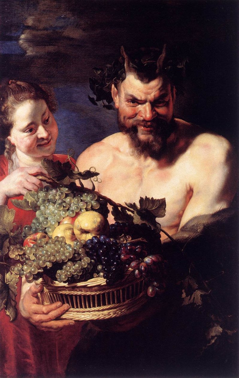 Satyr i dziewczyna autorstwa Peter Paul Rubens
