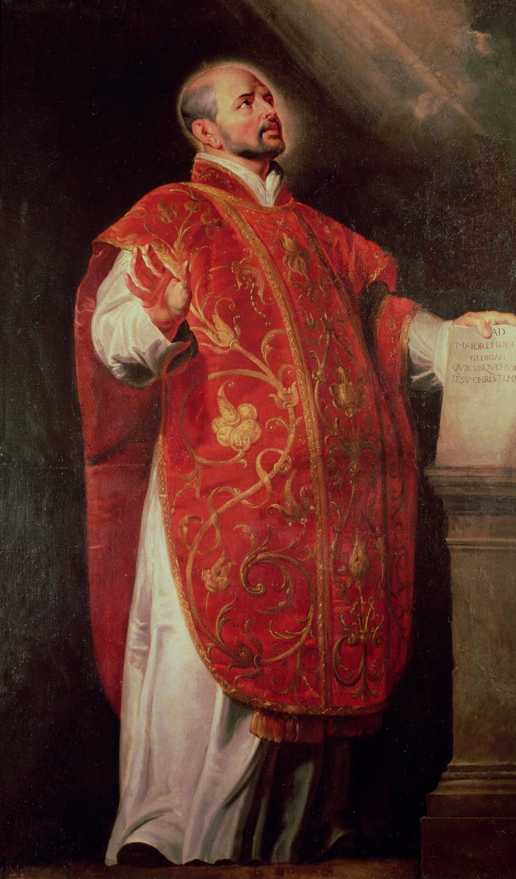 Św. Ignacy Loyola (1491-1556) Założyciel jezuitów autorstwa Peter Paul Rubens