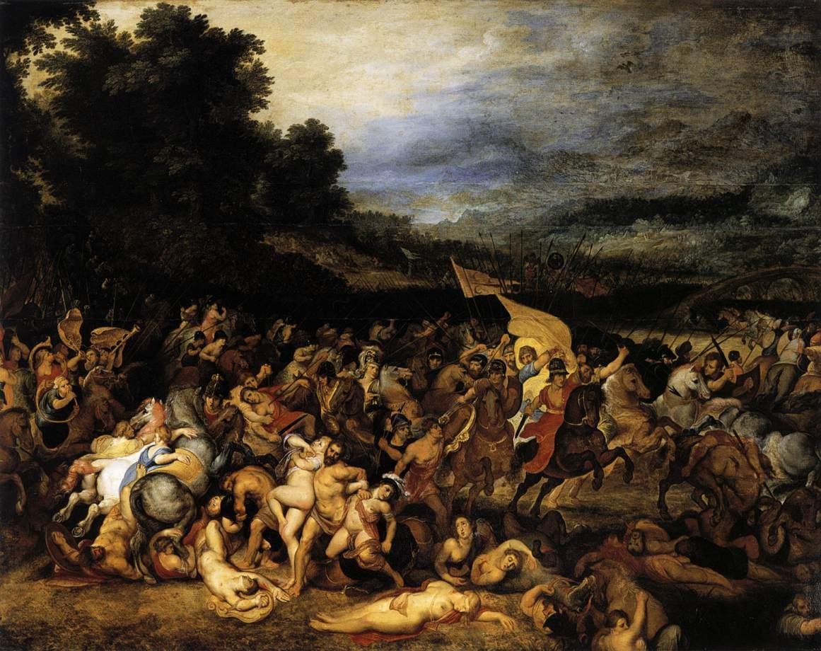 Bitwa Amazonek autorstwa Peter Paul Rubens