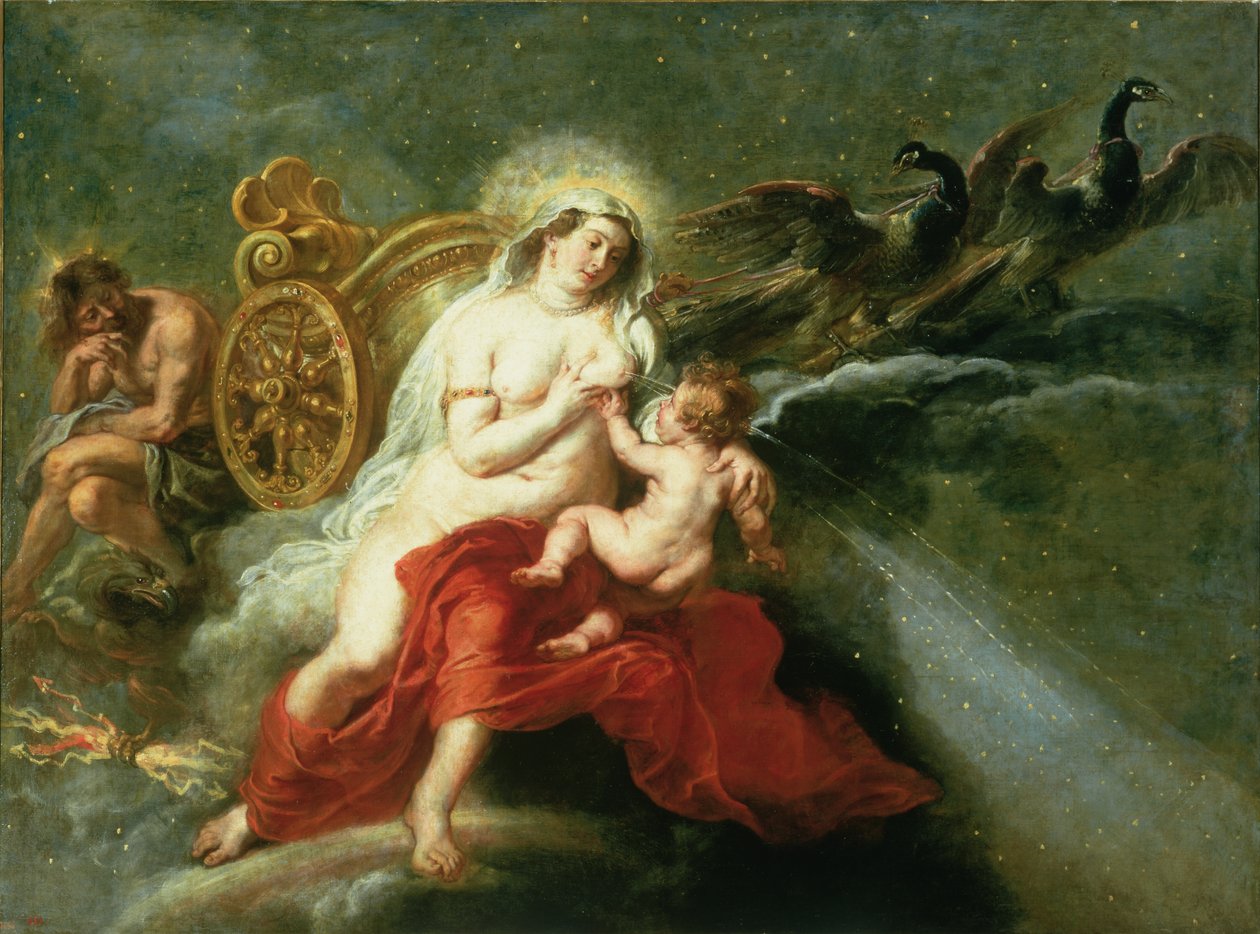 Narodziny Drogi Mlecznej, 1668 autorstwa Peter Paul Rubens