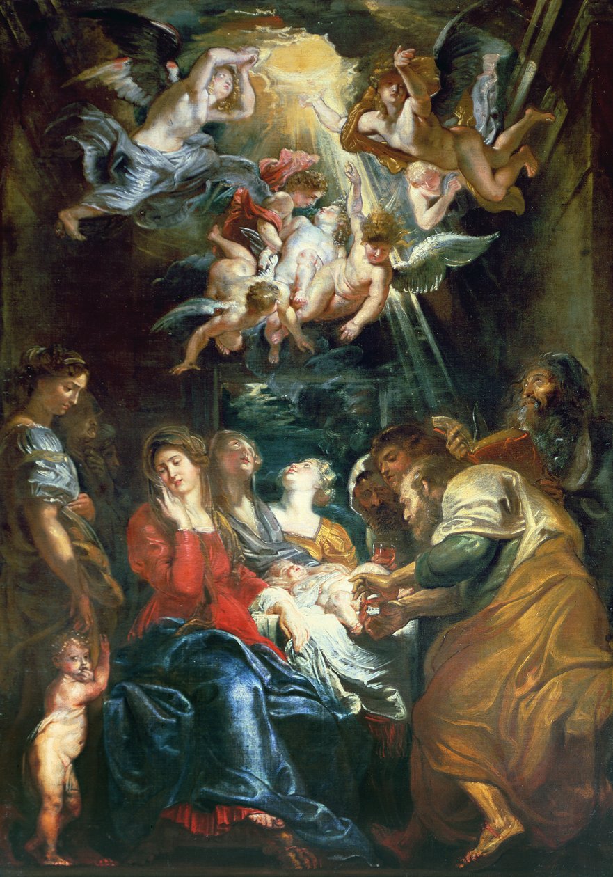 Obrzezanie, ok. 1605 autorstwa Peter Paul Rubens