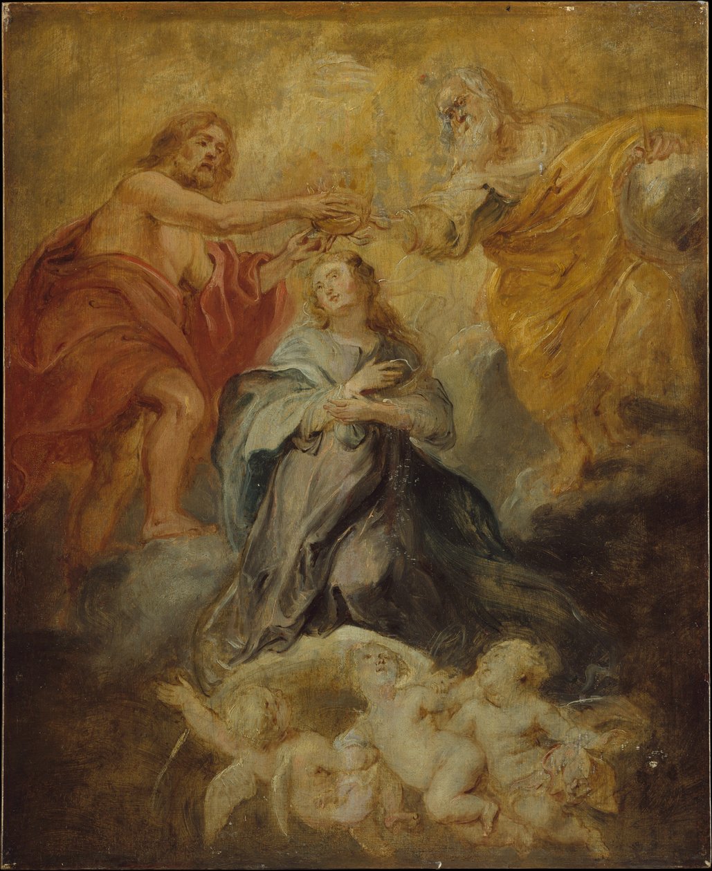 Koronacja Dziewicy, ok. 1632-33 autorstwa Peter Paul Rubens