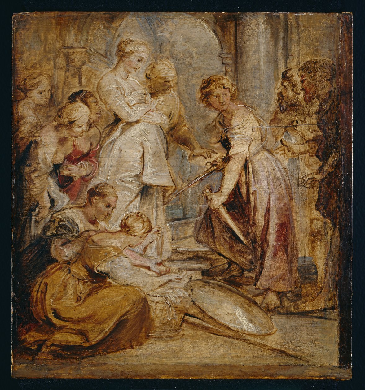 Odkrycie Achillesa wśród córek Lykomedesa, ok. 1618 r. autorstwa Peter Paul Rubens