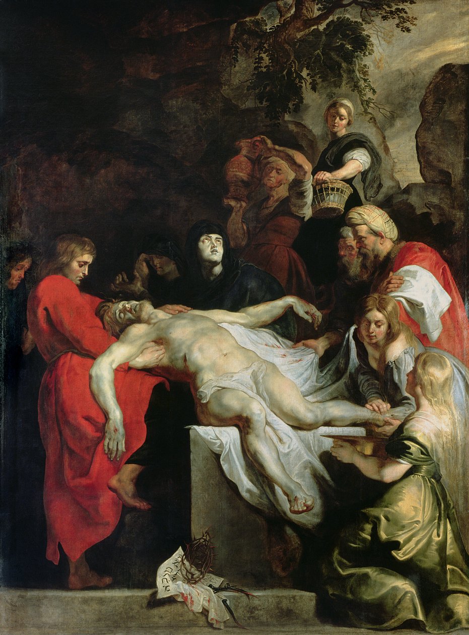 Złożenie do grobu autorstwa Peter Paul Rubens