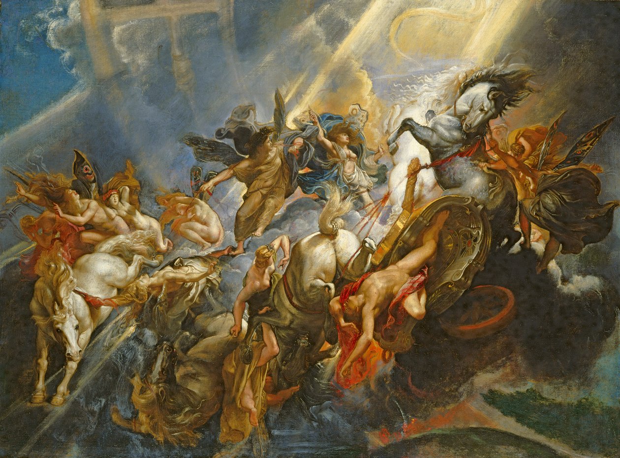 Upadek Faetona, ok. 1604-05 autorstwa Peter Paul Rubens