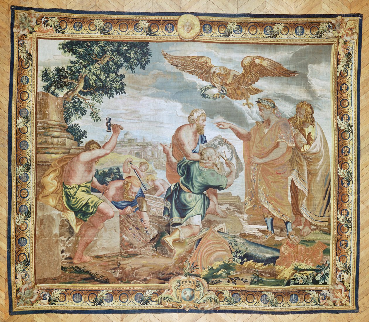 Założenie Konstantynopola (gobelin) autorstwa Peter Paul Rubens