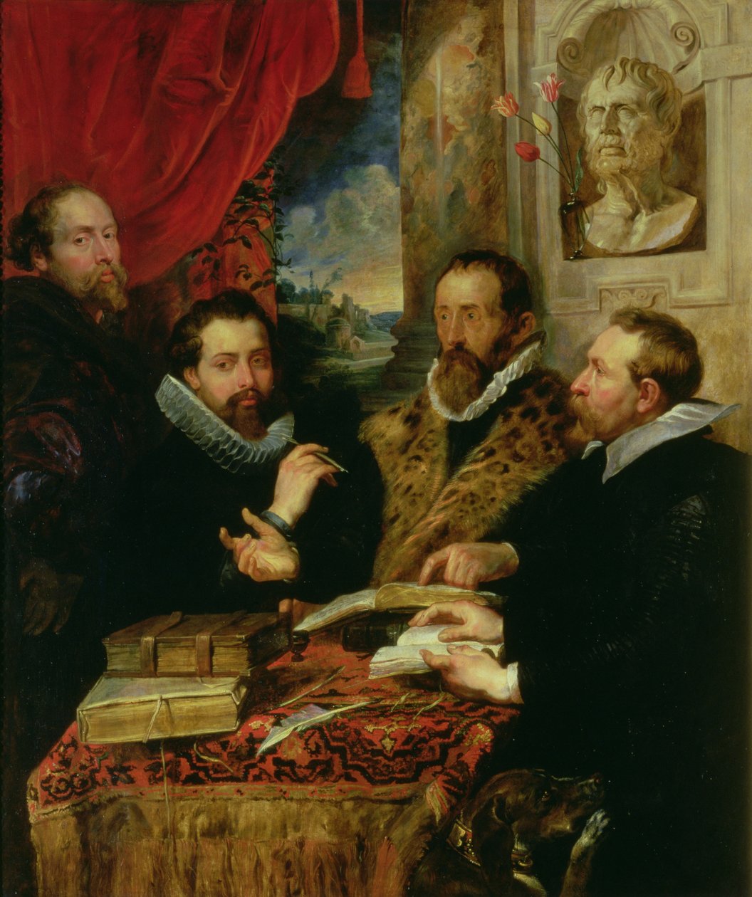 Czterej filozofowie, ok. 1611-12 autorstwa Peter Paul Rubens