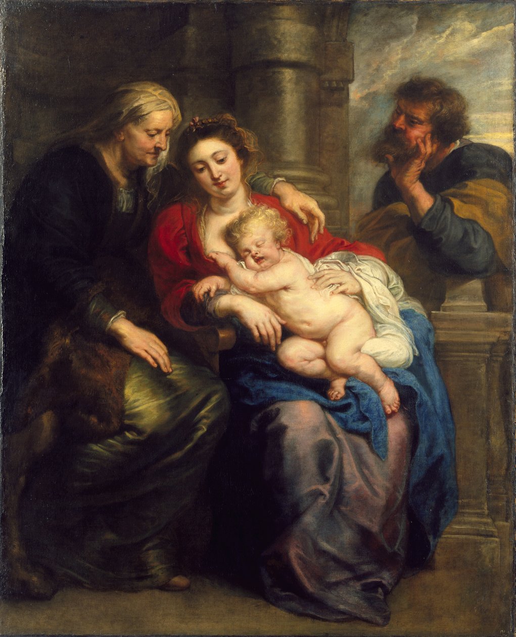 Święta Rodzina ze św. Anną, ok. 1630-1635 autorstwa Peter Paul Rubens