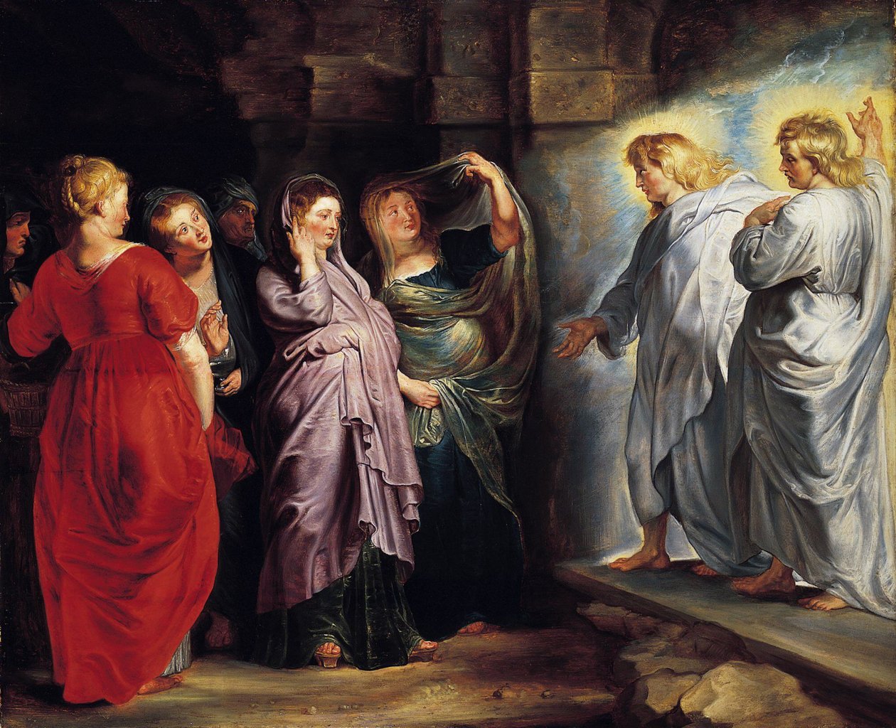 Święte niewiasty przy grobie autorstwa Peter Paul Rubens