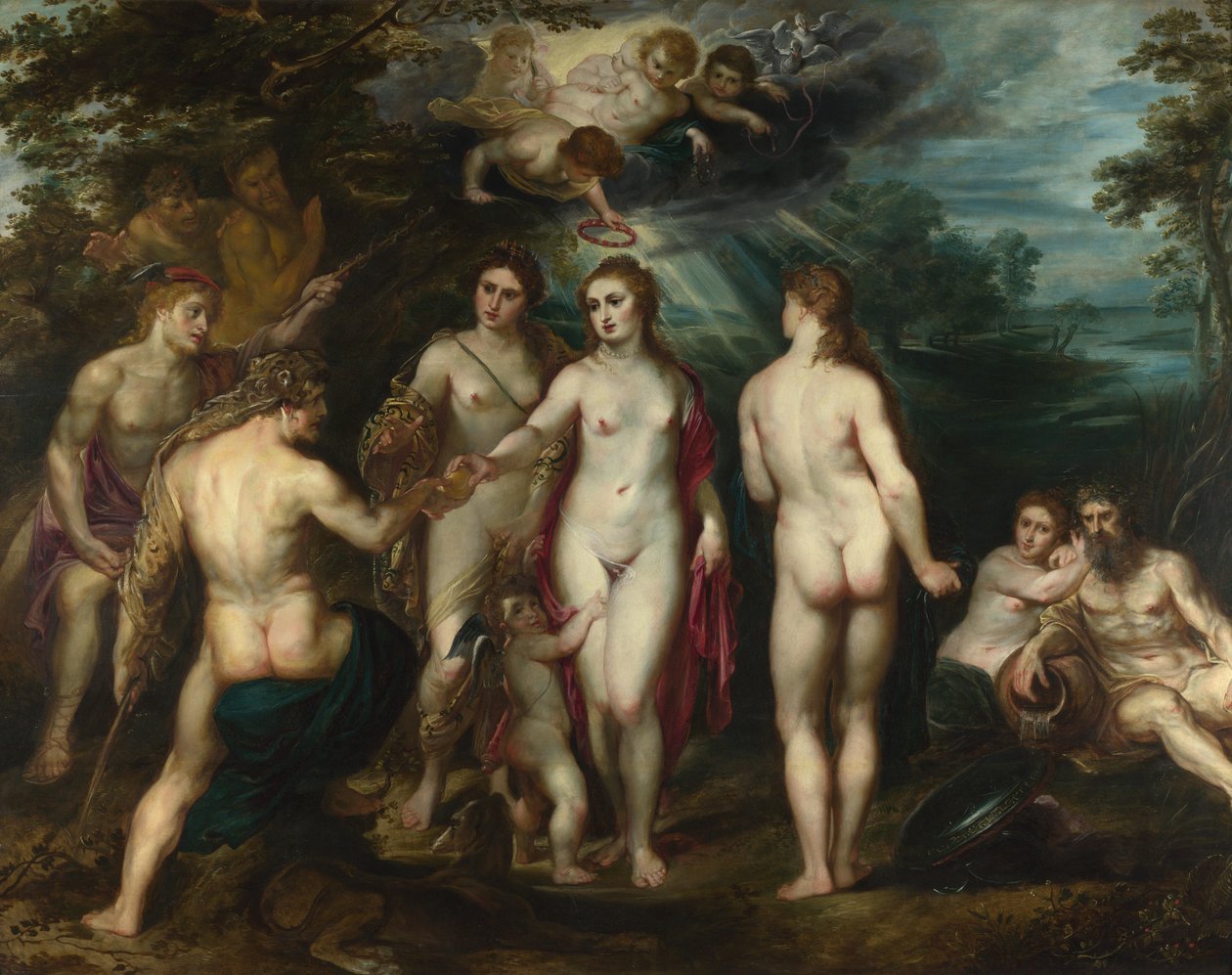 Wyrok Paryża autorstwa Peter Paul Rubens